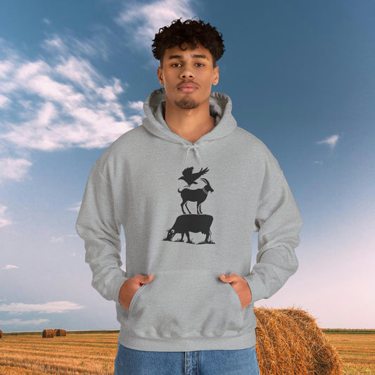Animal Stack   Unisex Heavy Blend™ Hooded Sweatshirt