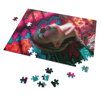 Sleeping with the Colorful Patterns of the Sun Jigsaw Puzzle (30, 110, 252, 500,1000-Piece)