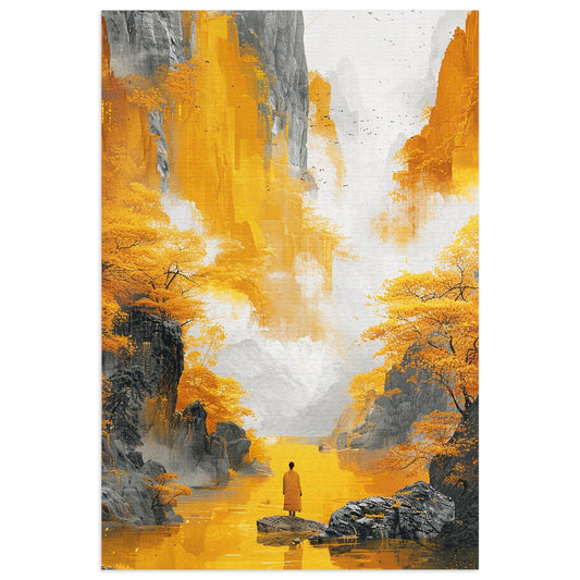 Yellow Mountain River  Jigsaw Puzzle (30, 110, 252, 500,1000-Piece)