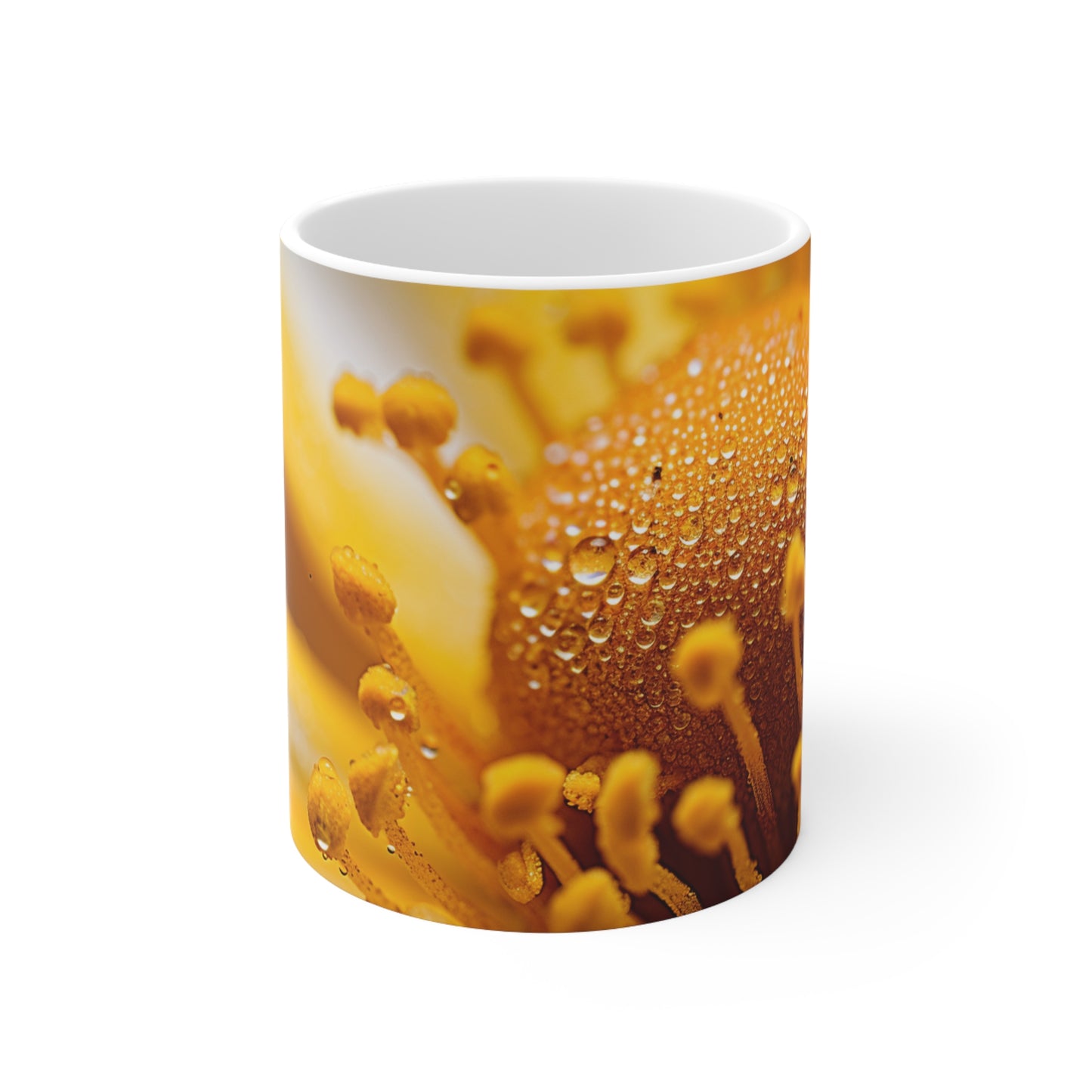 Yellow Flower Ceramic Mug 11oz
