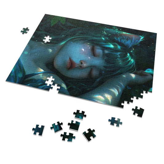 Anime Sleeping Girl  Jigsaw Puzzle (30, 110, 252, 500,1000-Piece)