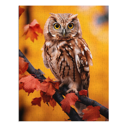 Autumn Owl Jigsaw Puzzle (30, 110, 252, 500,1000-Piece)