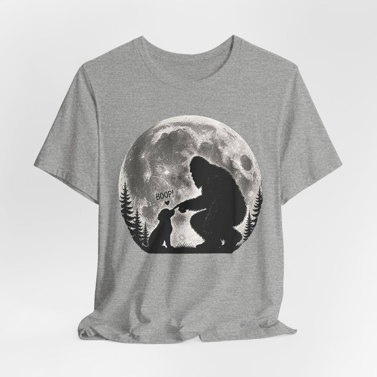 Bigfoot Boops Sweet Puppy Dog Unisex Jersey Short Sleeve Tee