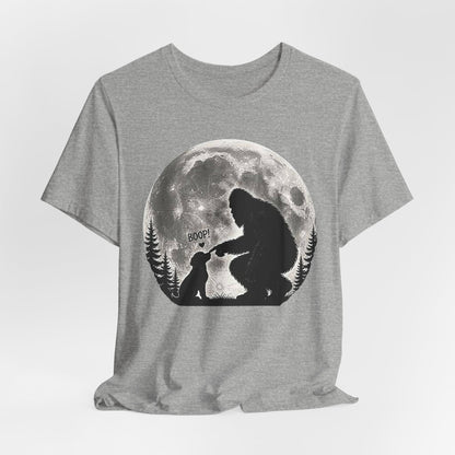 Bigfoot Boops Sweet Puppy Dog Unisex Jersey Short Sleeve Tee