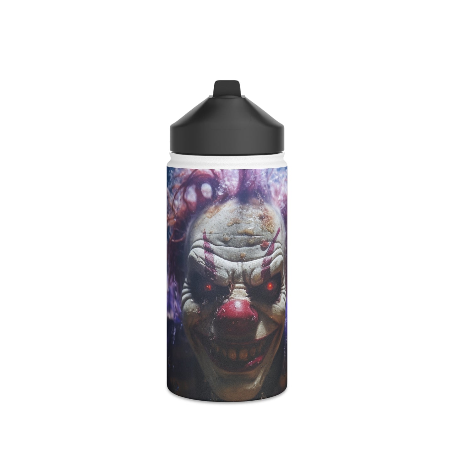 Halloween Clown in Water! Stainless Steel Water Bottle, Standard Lid