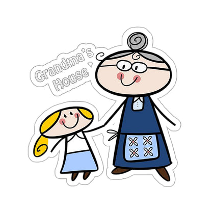 Grandma's House Logo Kiss-Cut Stickers