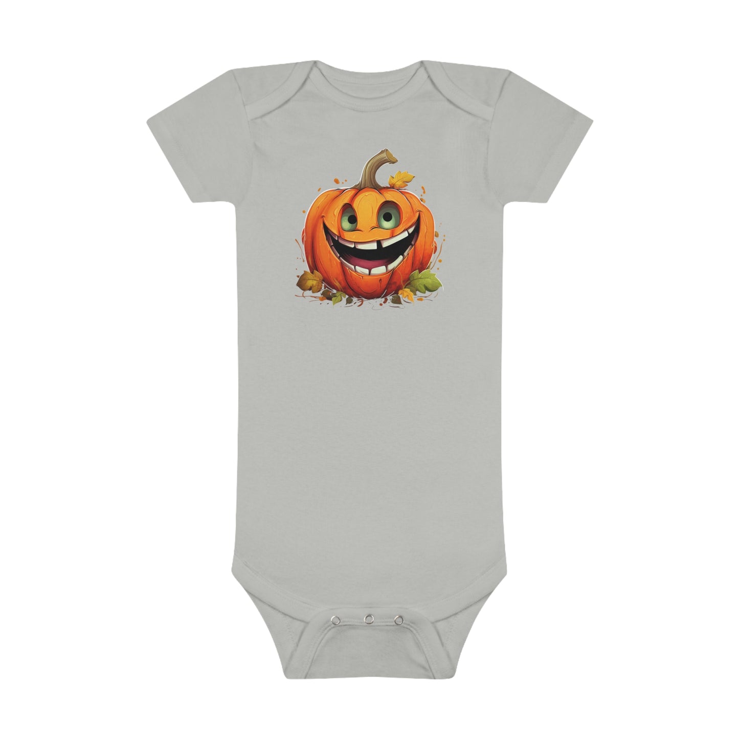 Halloween Pumpkin Baby Short Sleeve Onesie®