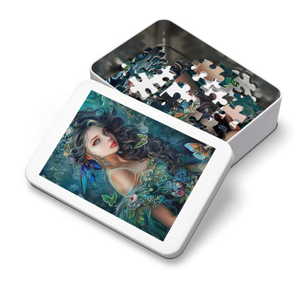 The Blue Butterfly Fairy Jigsaw Puzzle (30, 110, 252, 500,1000-Piece)