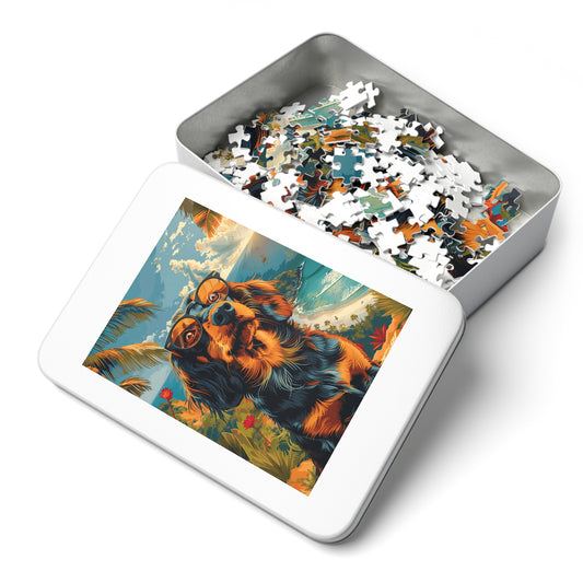 King Charles Spaniel Dog Jigsaw Puzzle (30, 110, 252, 500,1000-Piece)