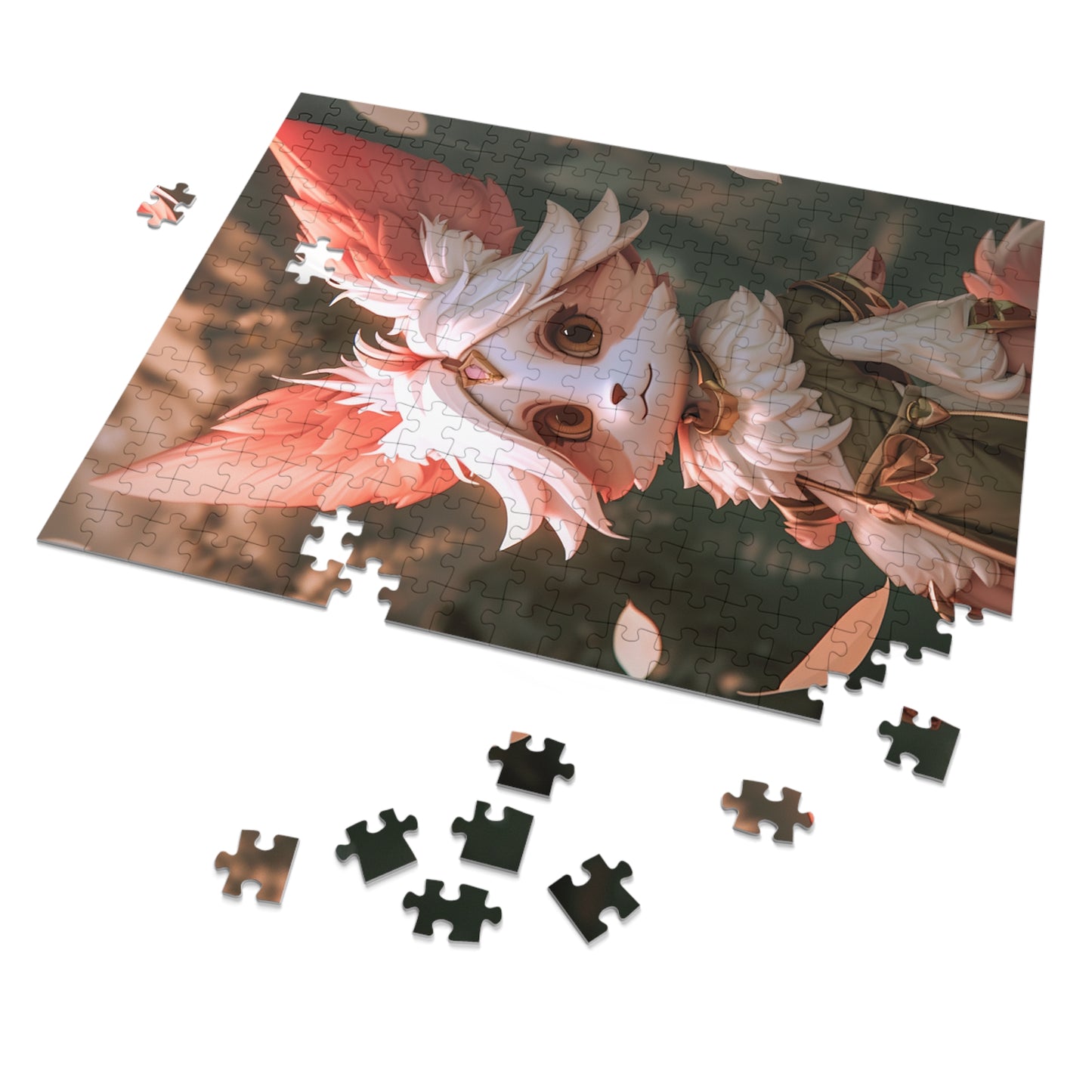 Anime Female Fox Jigsaw Puzzle (30, 110, 252, 500,1000-Piece)