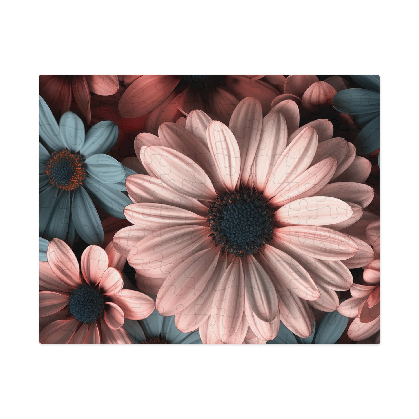 Pastel Daisies Jigsaw Puzzle (30, 110, 252, 500,1000-Piece)