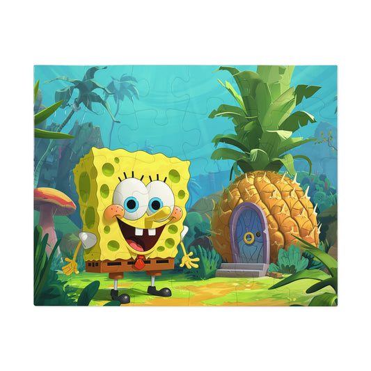 Who Lives in A Pineapple Under the sea? Jigsaw Puzzle (30, 110, 252, 500,1000-Piece)