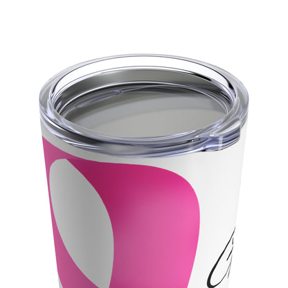 Breast Cancer Awareness Never Give Up Pink Ribbon Tumbler 20oz