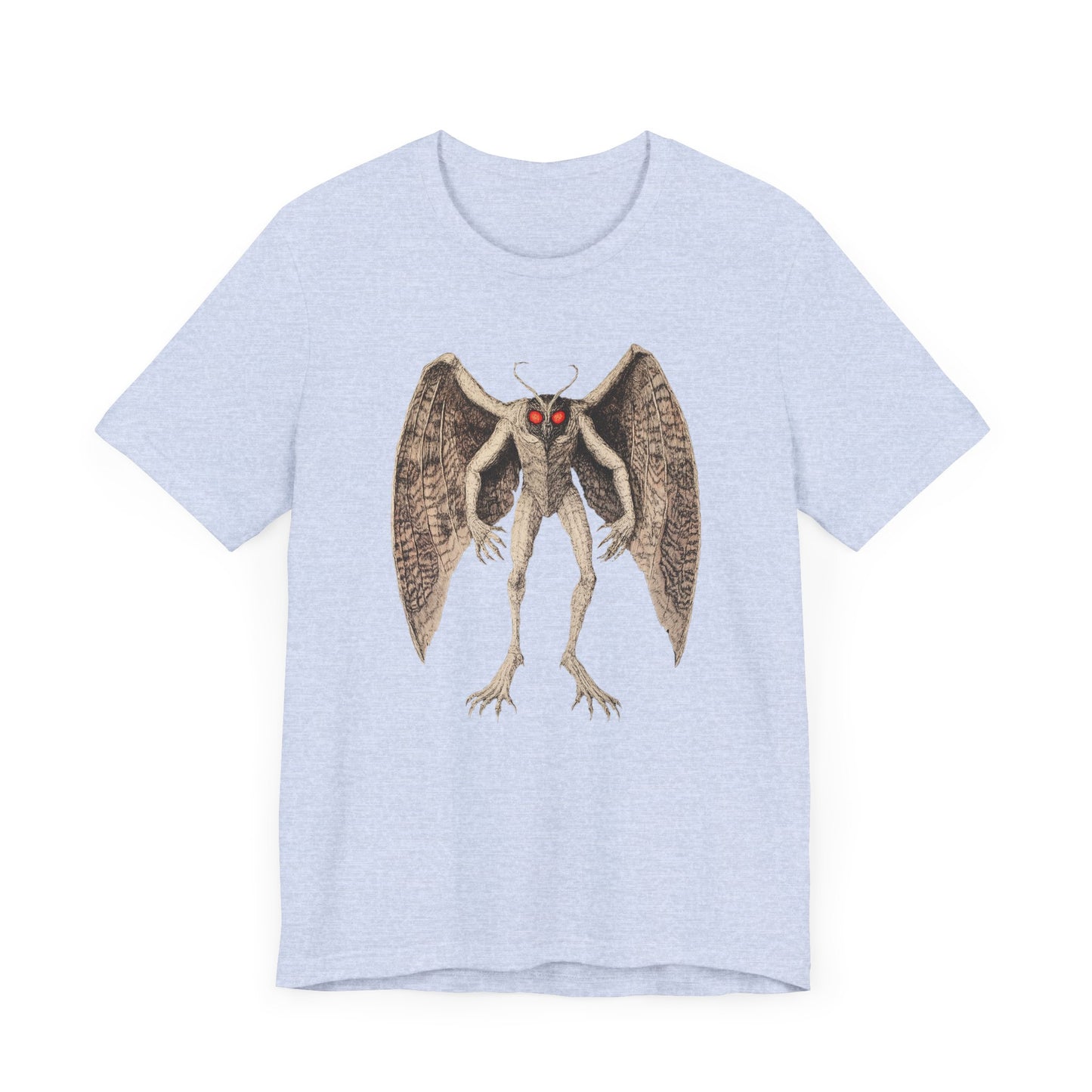 Mothman Unisex Jersey Tee - Paranormal Graphic T-Shirt