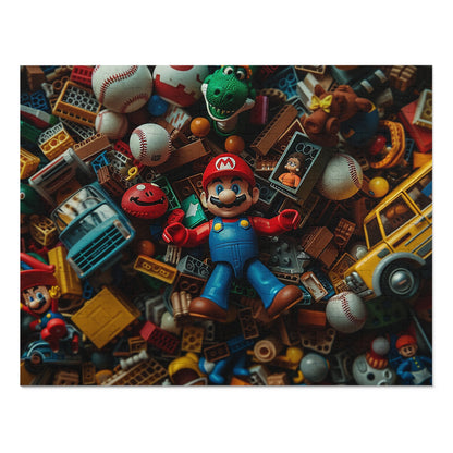 Mario and Toys  Jigsaw Puzzle (30, 110, 252, 500,1000-Piece)