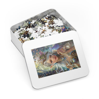 Mystical Fairy with Bird Jigsaw Puzzle (30, 110, 252, 500,1000-Piece)