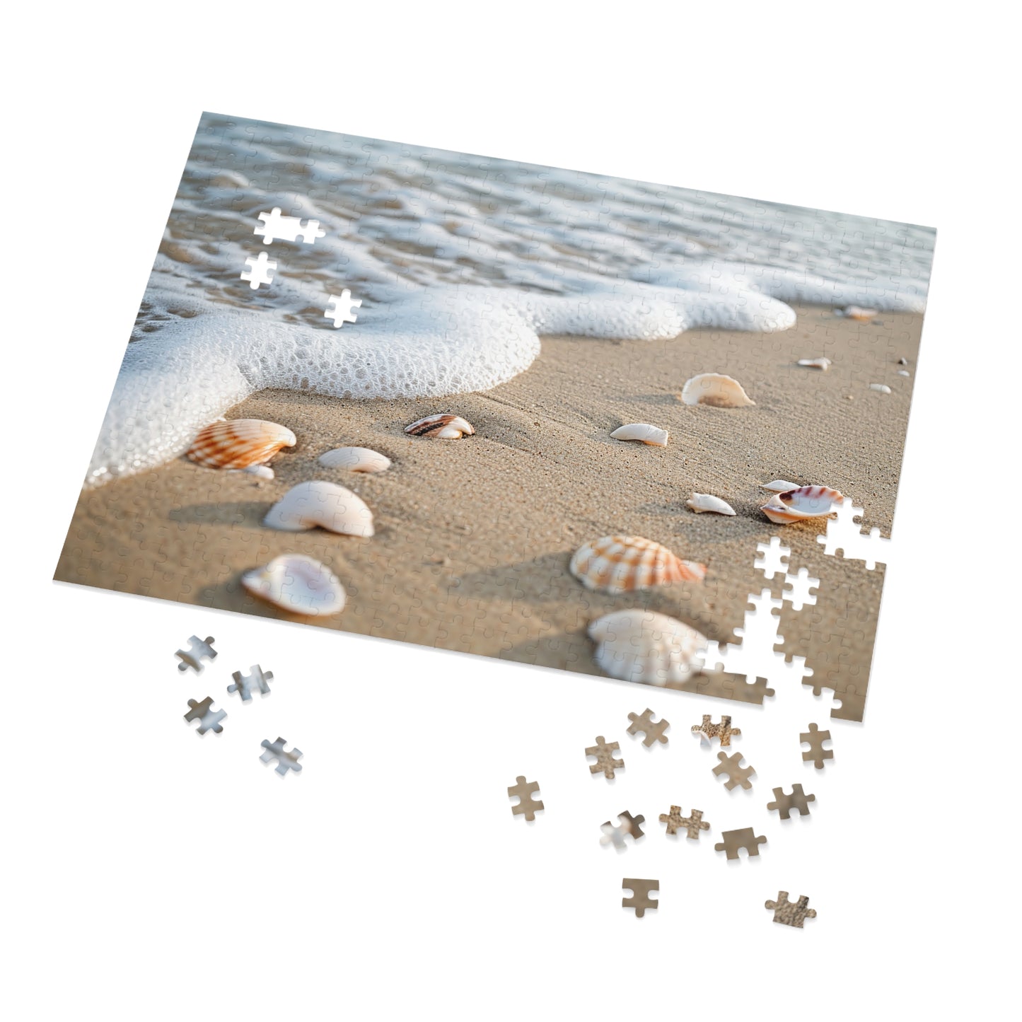 Sea Shells by the Sea Shore  Jigsaw Puzzle (30, 110, 252, 500,1000-Piece)