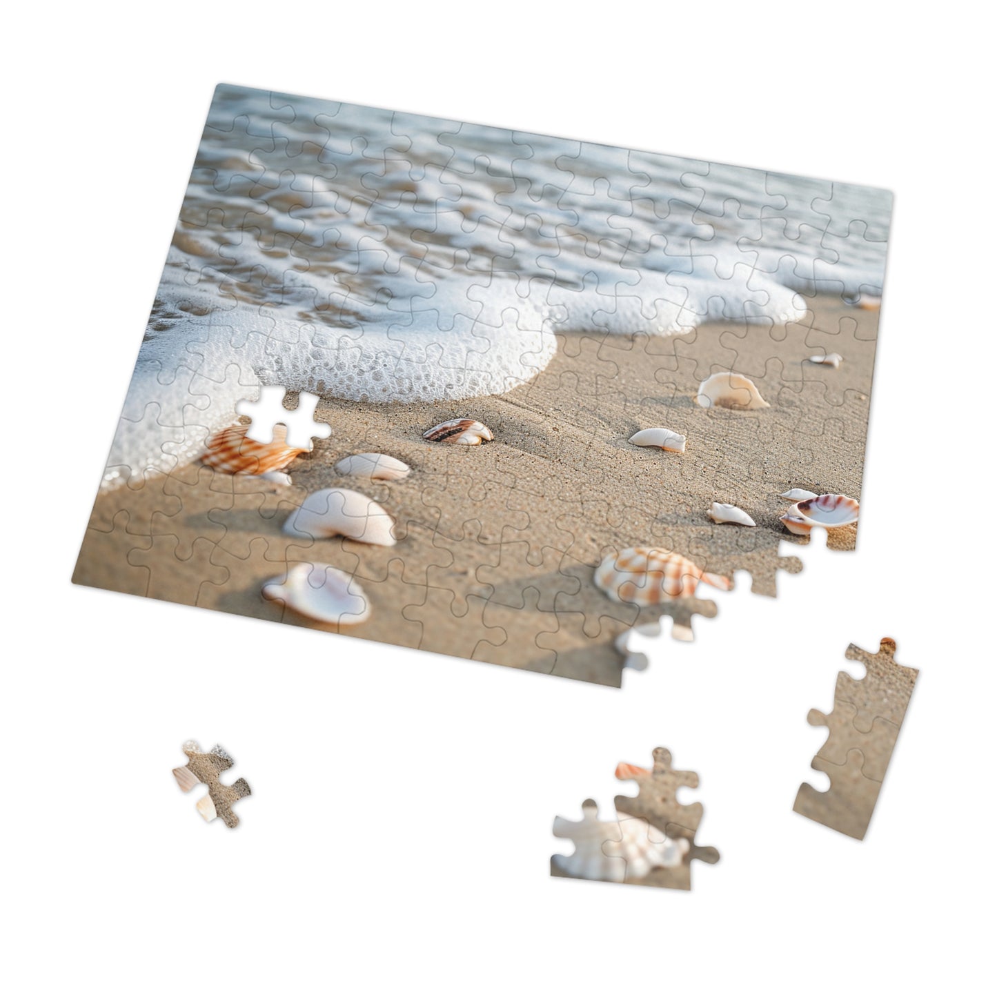 Sea Shells by the Sea Shore  Jigsaw Puzzle (30, 110, 252, 500,1000-Piece)