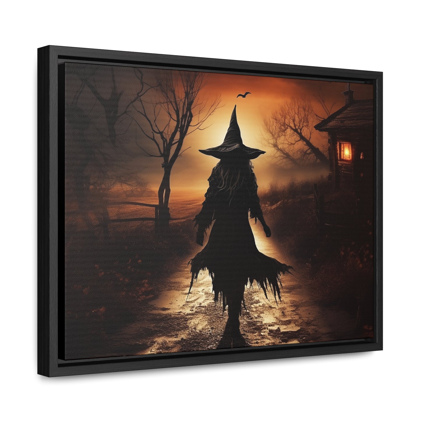 Halloween Witch Gallery Art Canvas Wraps, Horizontal Frame