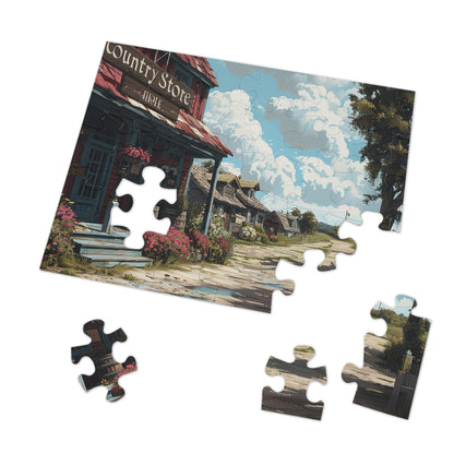 The Road to the Country Store  Jigsaw Puzzle (30, 110, 252, 500,1000-Piece)