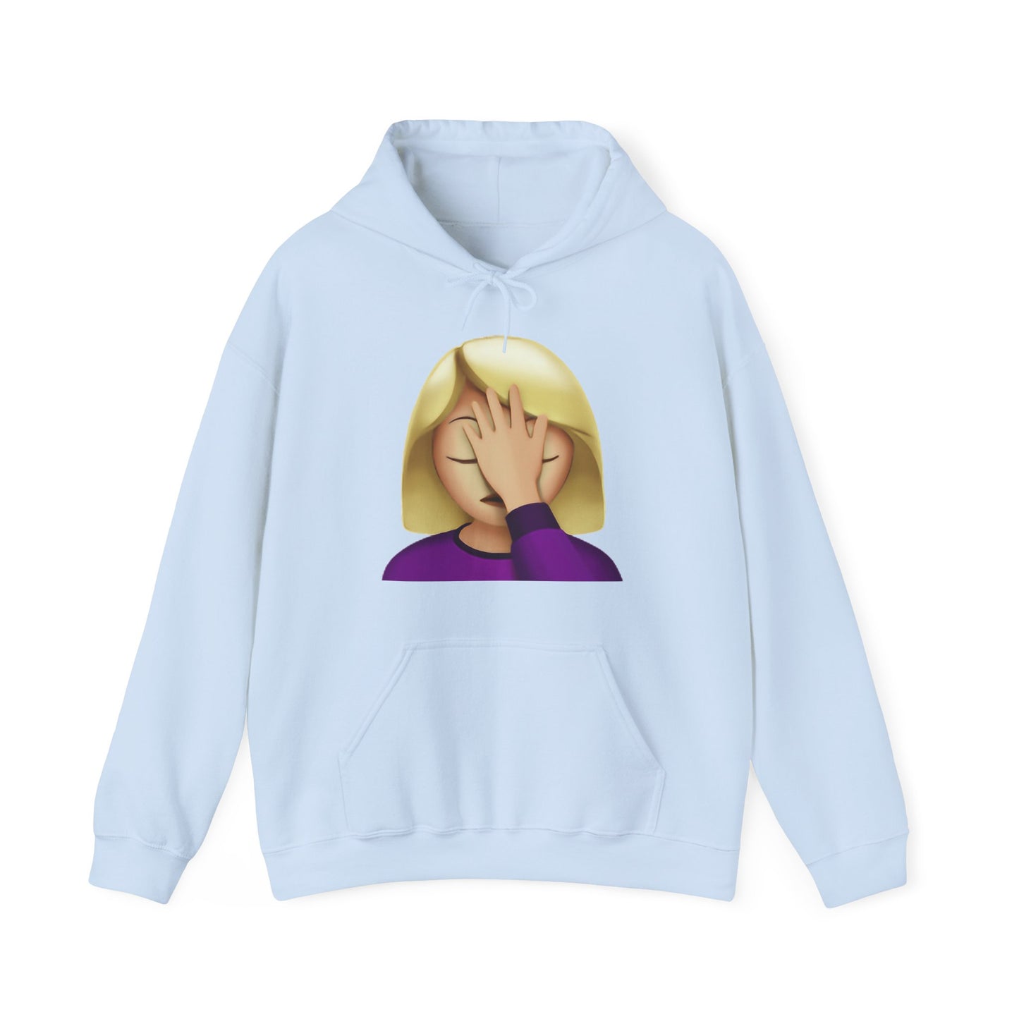 Facepalm Emoji   Unisex Heavy Blend™ Hooded Sweatshirt