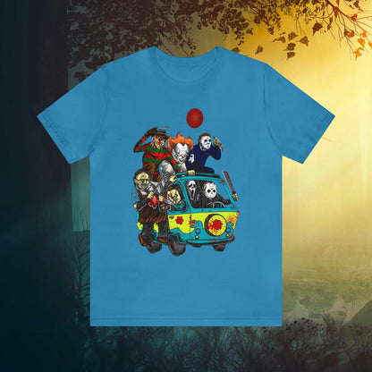 Horror Mystery Machine Unisex Jersey Short Sleeve Tee