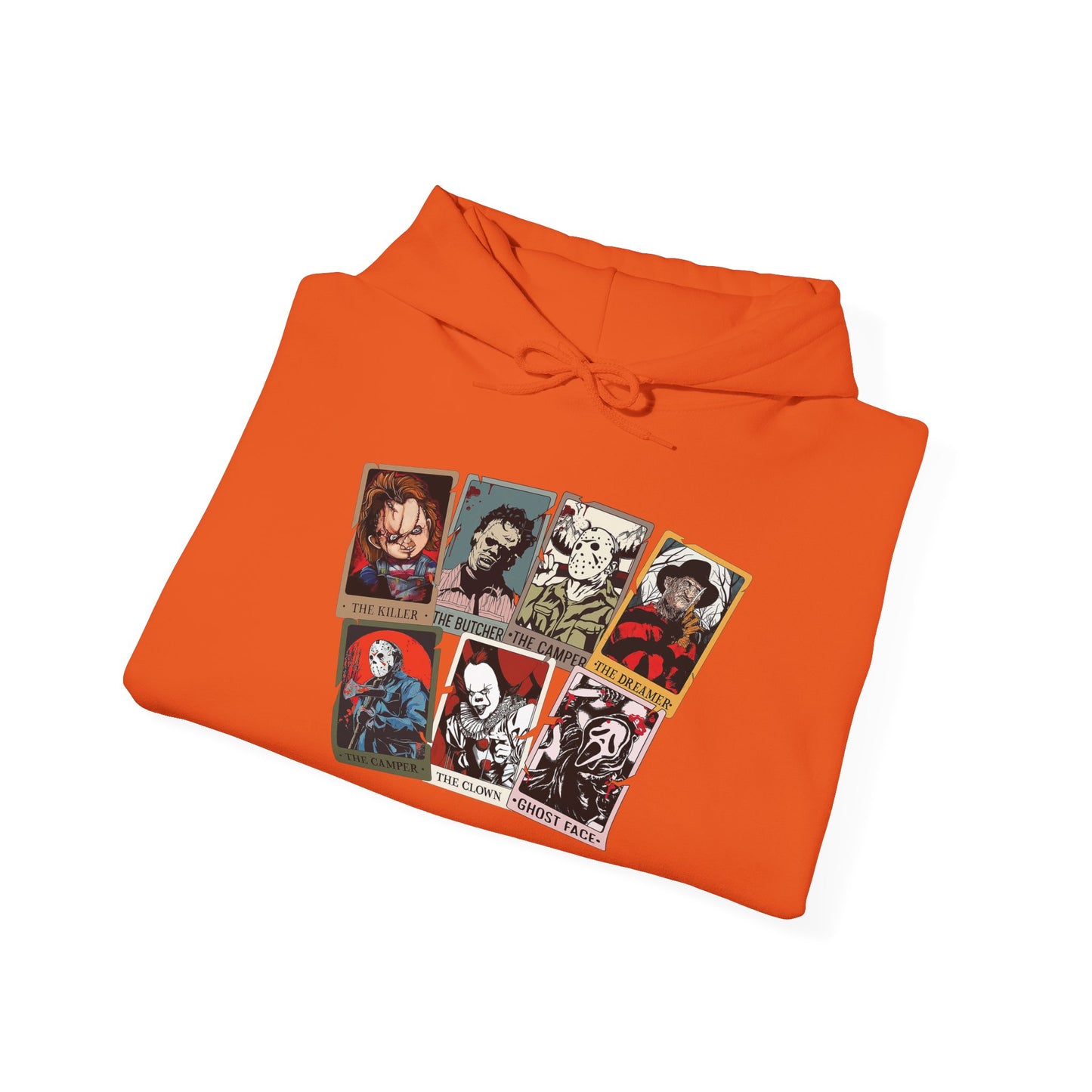 Horror Friends Tarot Cards Unisex Heavy Blend™ Hooded Sweatshirt