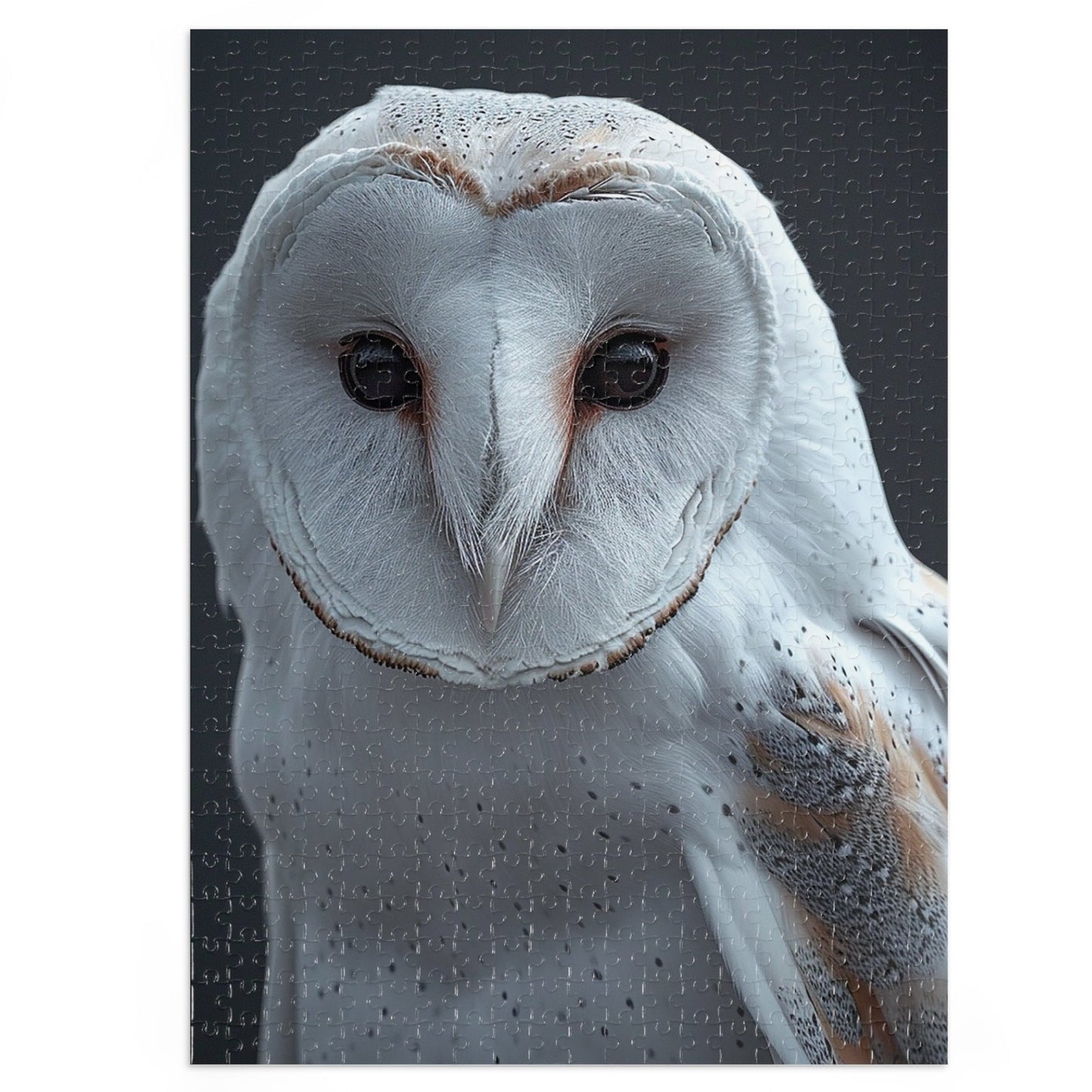 Beautiful Snowy Owl  Jigsaw Puzzle (30, 110, 252, 500,1000-Piece)