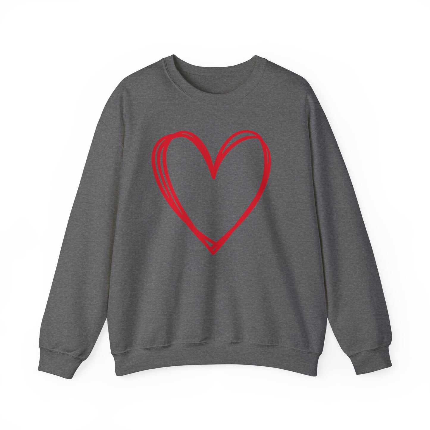 Hand-drawn Heart  Unisex Heavy Blend™ Crewneck Sweatshirt