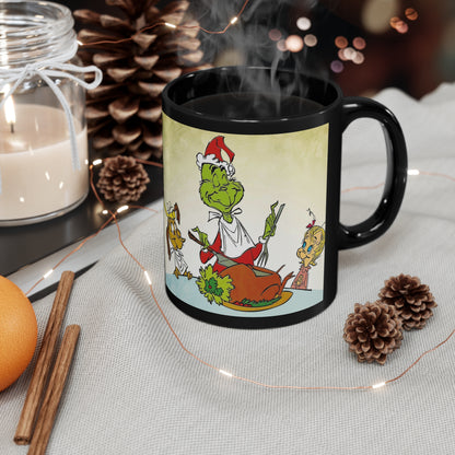 The Grinch's Roast Beast  11oz Black Mug