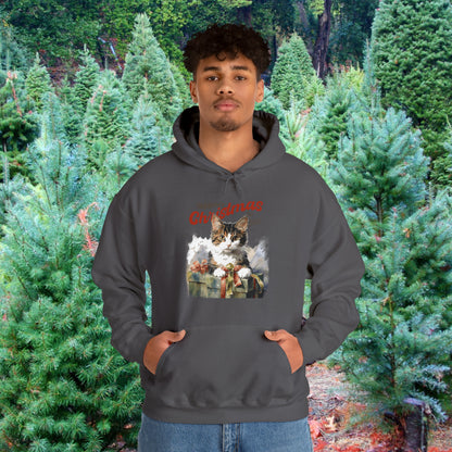 Meowy Christmas: Cute and Cozy Cat Hooded Sweatshirt Hoodie Ideal Gift for Cat Owners