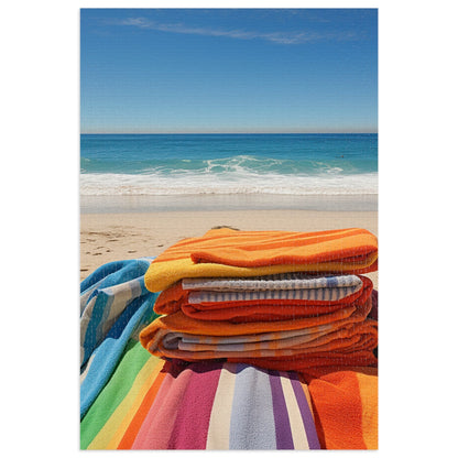 Beach Towels and Ocean Summer Fun! Jigsaw Puzzle (30, 110, 252, 500,1000-Piece)