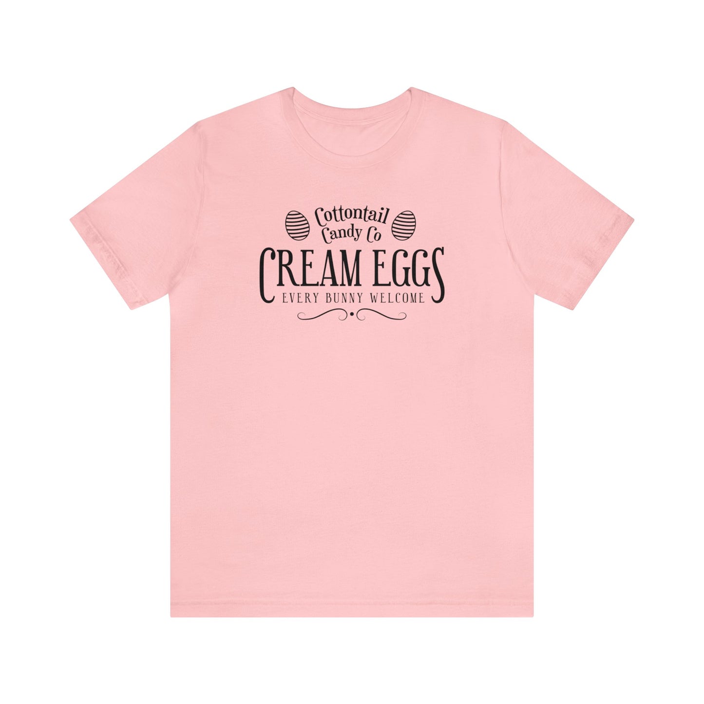 Cottontail Candy Co  Cream Eggs  Unisex Jersey Short Sleeve Tee