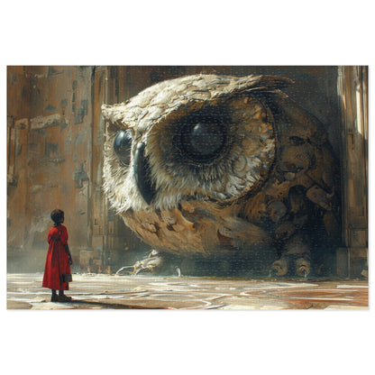 Anime Giant Owl Jigsaw Puzzle (30, 110, 252, 500,1000-Piece)