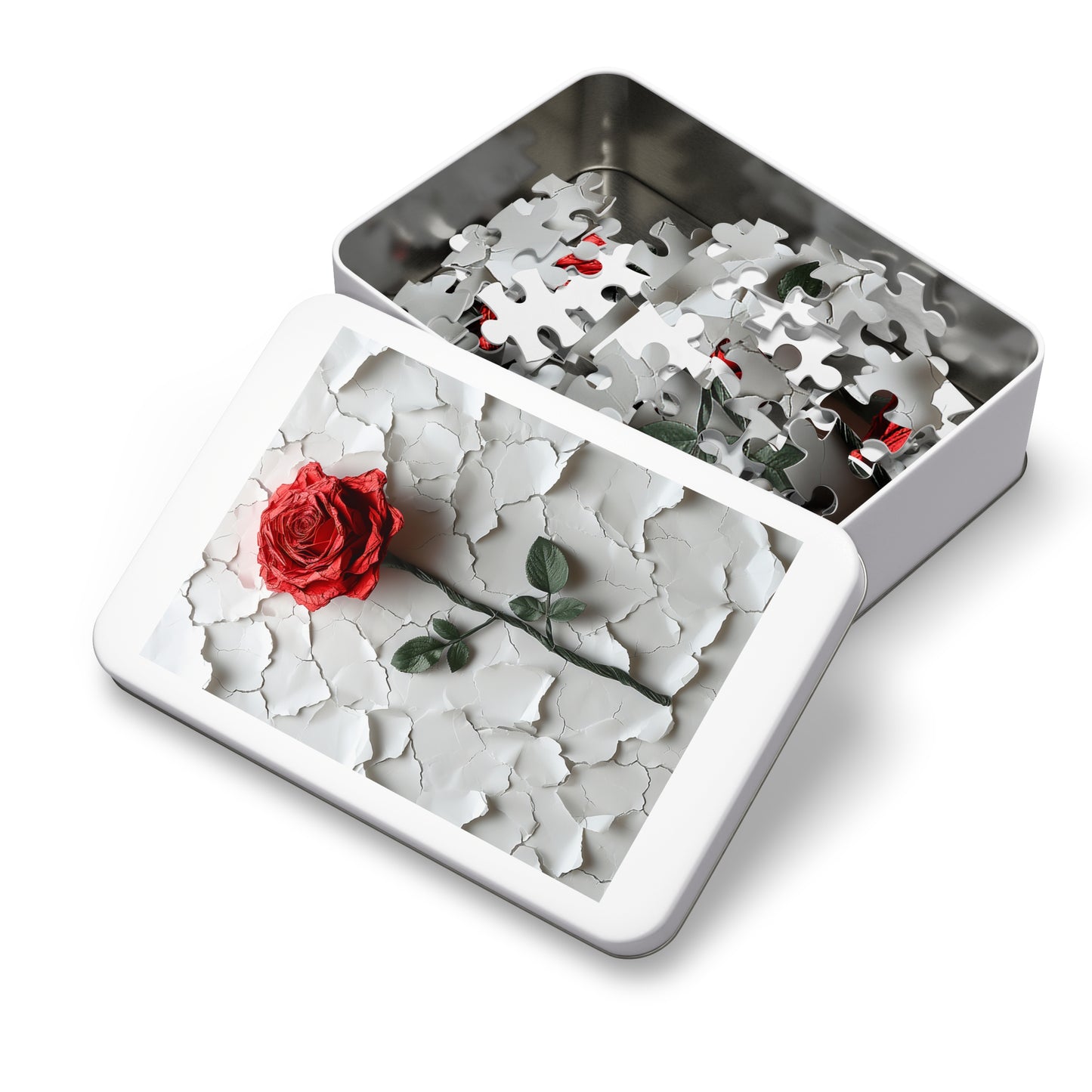 Paper Rose Jigsaw Puzzle (30, 110, 252, 500,1000-Piece)