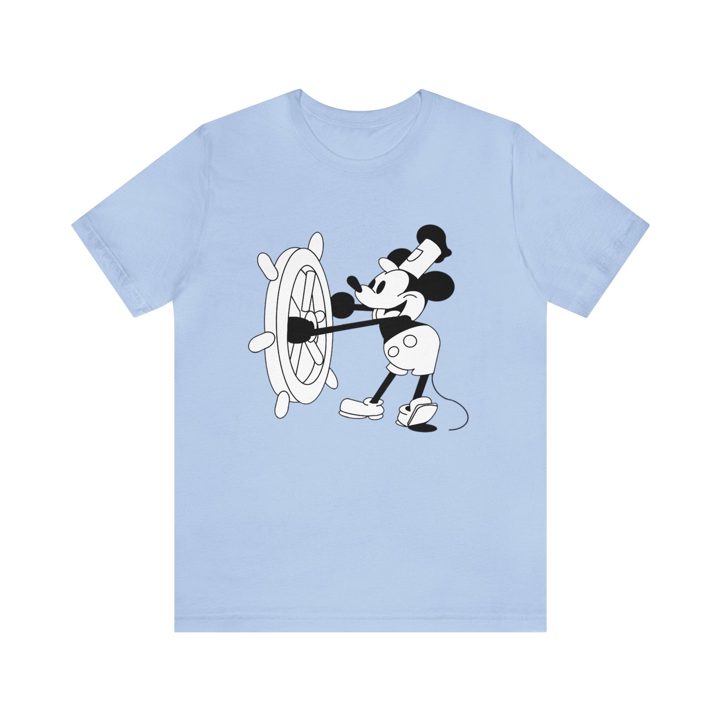 Steamboat Willie  Unisex Jersey Short Sleeve Tee