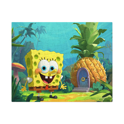 Who Lives in A Pineapple Under the sea? Jigsaw Puzzle (30, 110, 252, 500,1000-Piece)