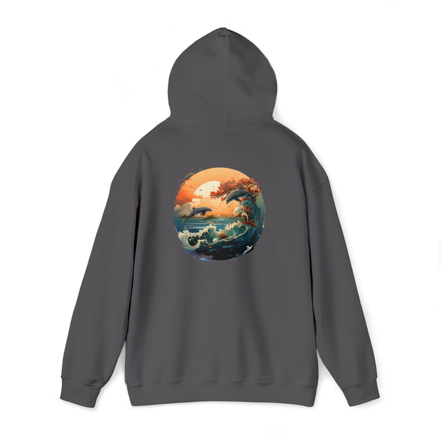 The Malloy Dolphin Collection Unisex Heavy Blend™ Hooded Sweatshirt