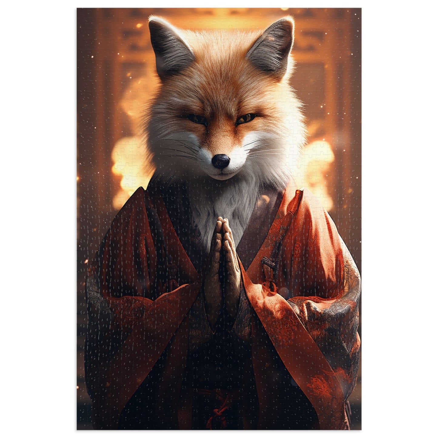 Sensei Fox Jigsaw Puzzle (30, 110, 252, 500,1000-Piece)