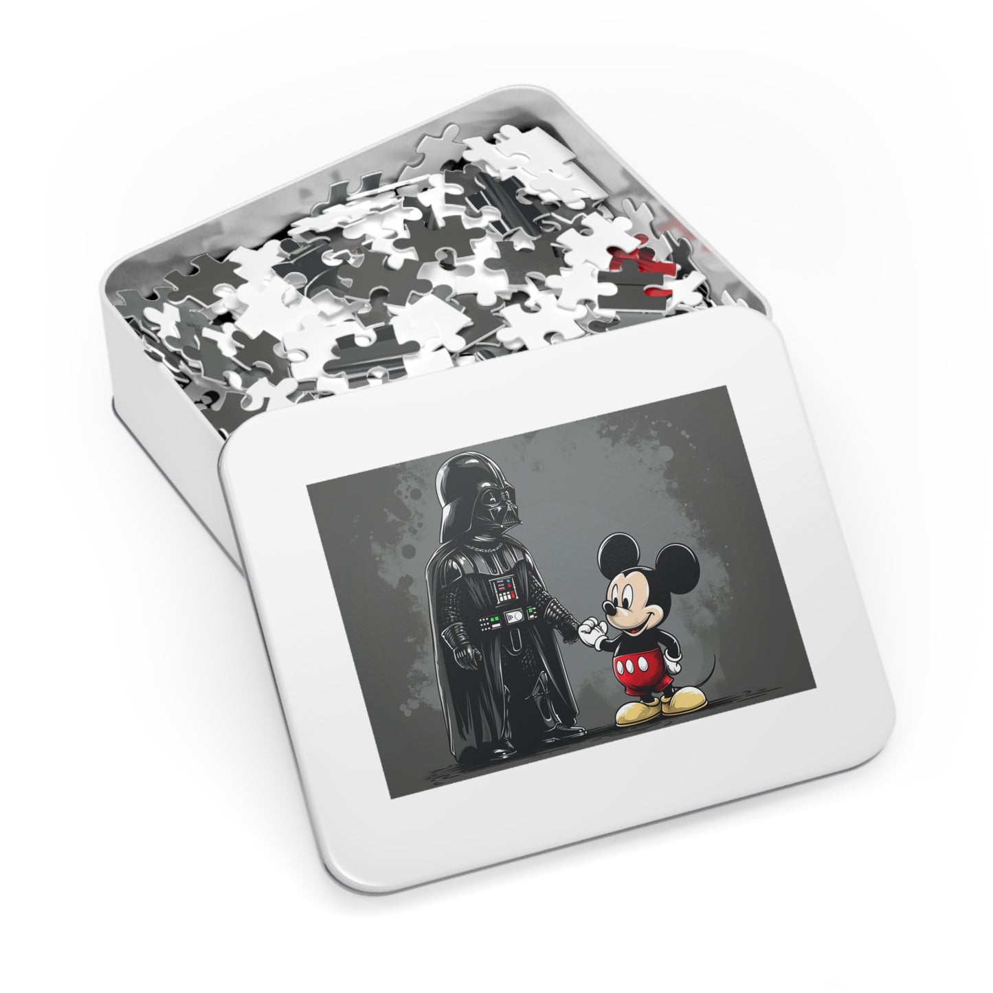 Darth and Mickey Jigsaw Puzzle (30, 110, 252, 500 -Piece)