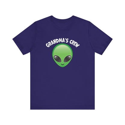 Grandma's Crew Alien  T-Shirt | Unisex Jersey Tee