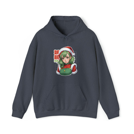 Anime Christmas Elf  Unisex Heavy Blend™ Hooded Sweatshirt