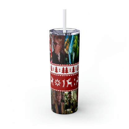 Christmas Memories  Skinny Tumbler with Straw, 20oz