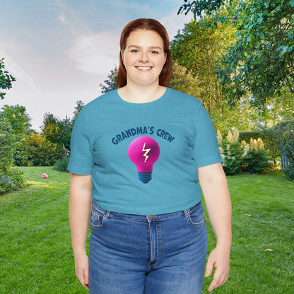 Grandma's Crew  Unisex Jersey Tee - Fun Gift for Grandparents
