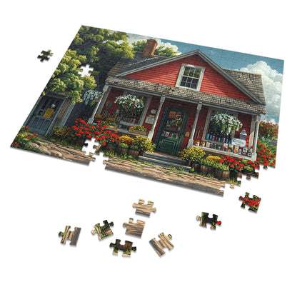 Little Red Country Store  Jigsaw Puzzle (30, 110, 252, 500,1000-Piece)