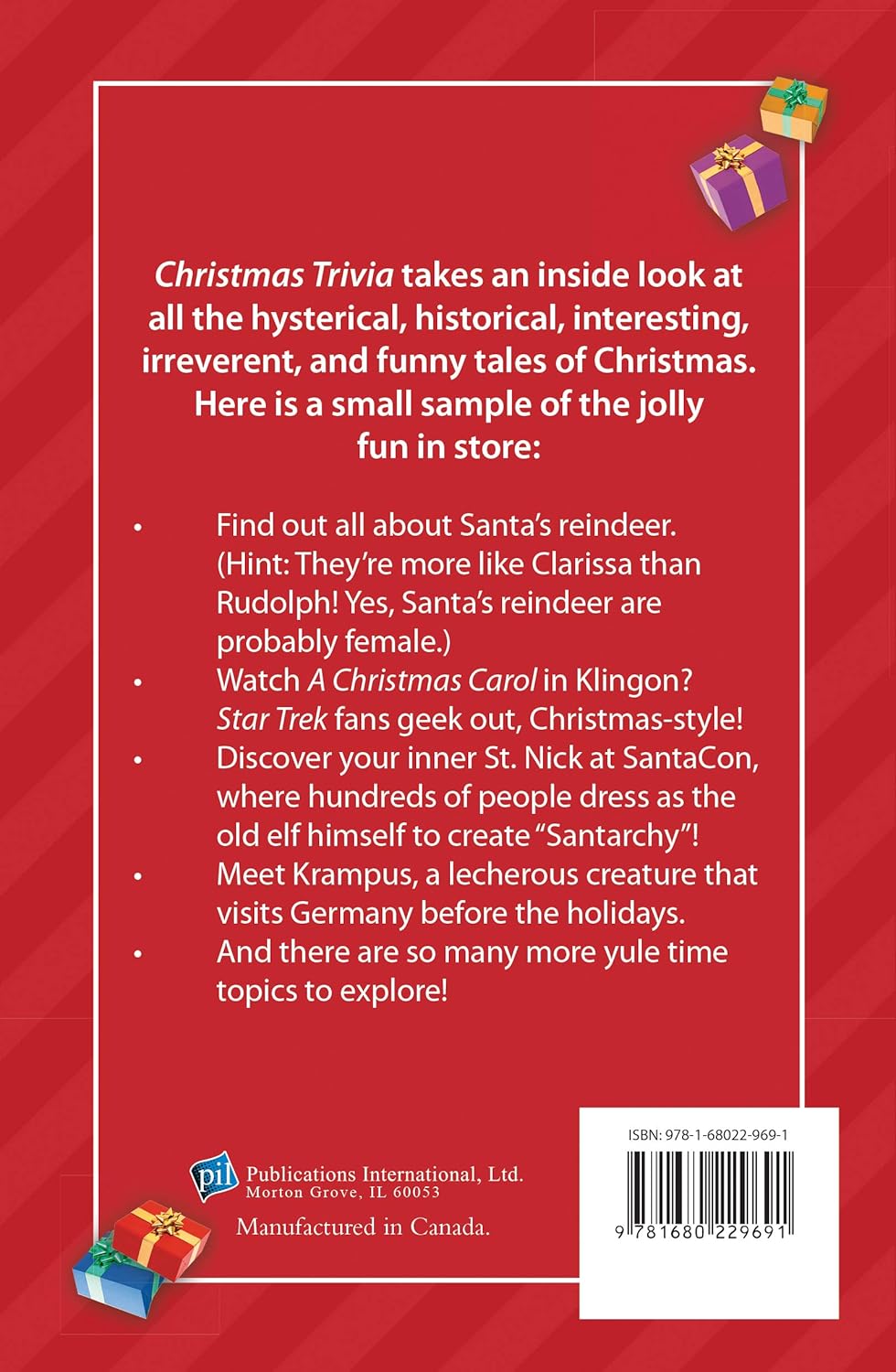 Christmas Trivia Book