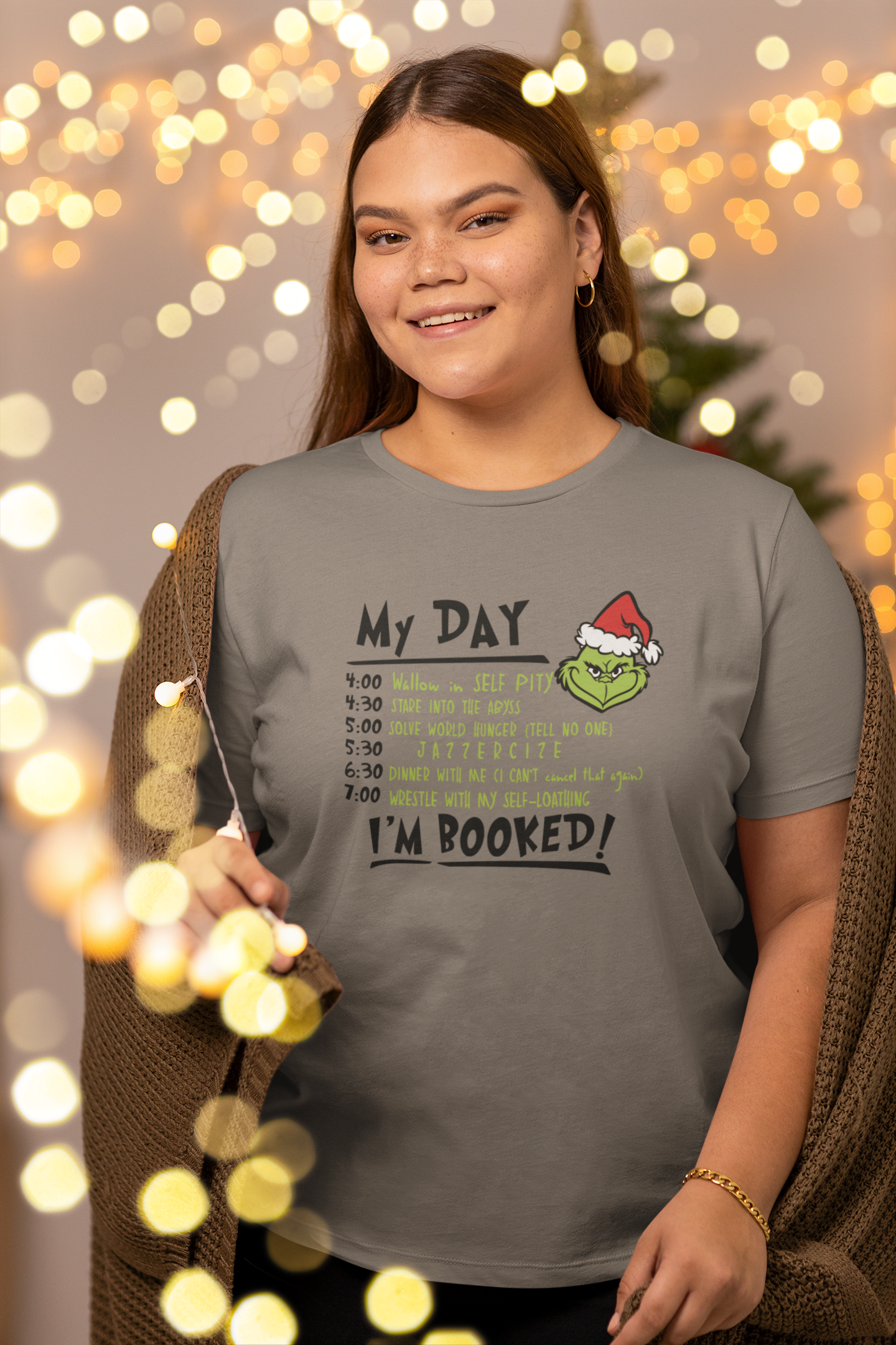 Grinch Daily Schedule  Unisex Jersey Short Sleeve Tee