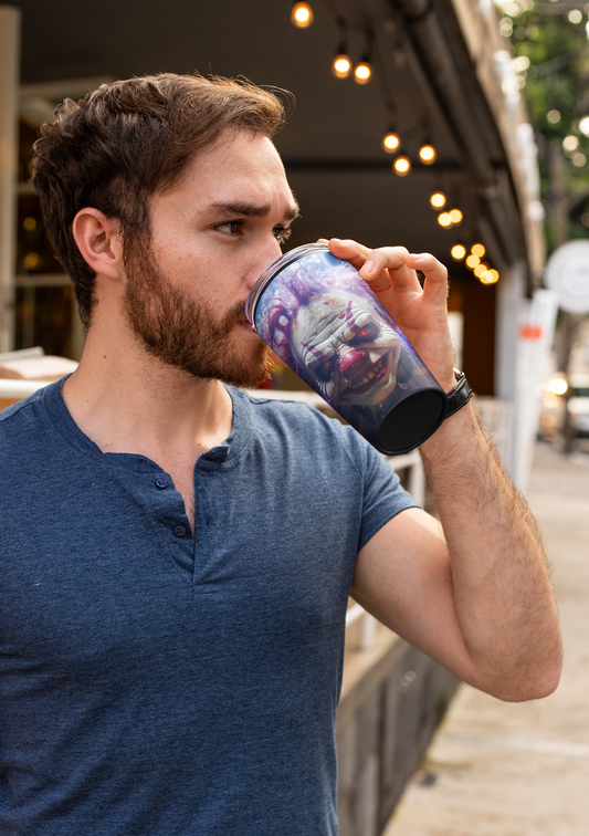 Scary Halloween Clown Tumbler