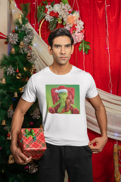 Mr Grinch and Max  Unisex Jersey Short Sleeve Tee