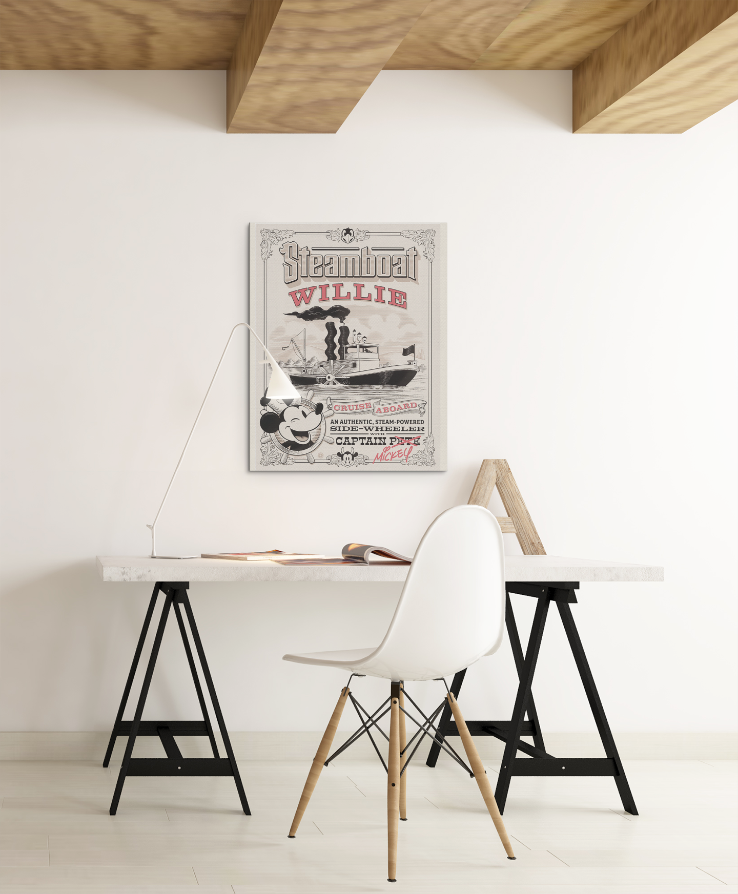 Steamboat Willie  Wall Decal